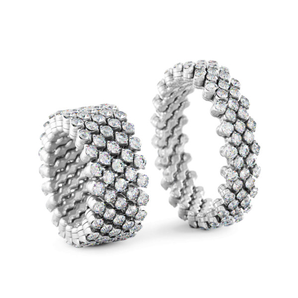 Serafino Consoli Brevetto Multi-Size Ring (Ref: RMS 5F2 WG WD)