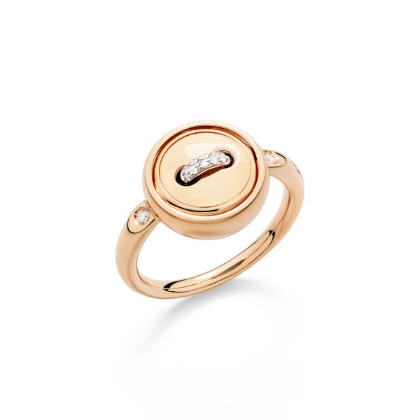 Pomellato Pom Pom Dot Wendbarer Ring (Ref: PAC5031O7WHRDB0TU)