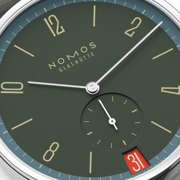 NOMOS Glashütte Tangente 38 Datum Lakritze  (Ref: 179.S18)