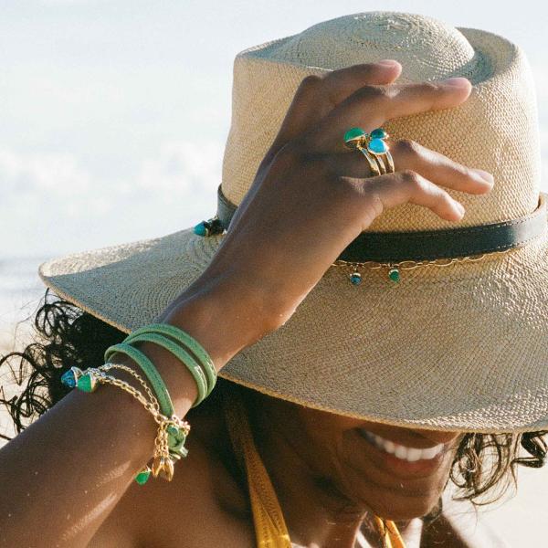 Tamara Comolli BOUTON Ring large Chrysoprase (Ref: R-BOU-l-Chry-yg)