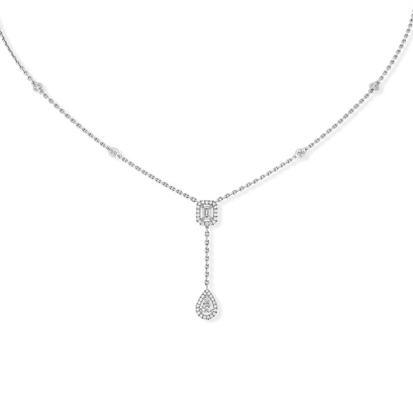 Messika My Twin Tie Halskette (Ref: 06693-WG)