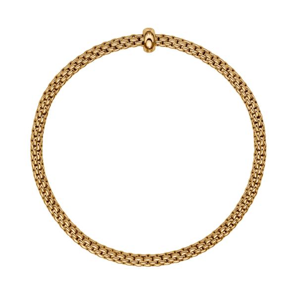 FOPE Prima Flex'it Armband mit schwarzen Brillanten (Ref: 01M08BX_BN_G_XGX_0XS)
