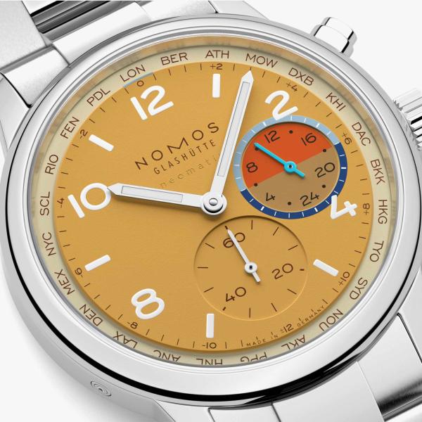 NOMOS Glashütte Club Sport Neomatik Weltzeit Dune (Ref: 790.S6)