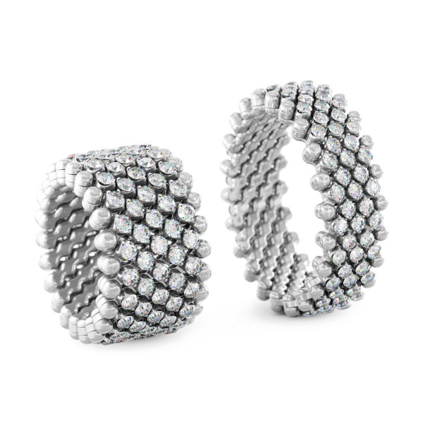 Serafino Consoli Brevetto Multi-Size Ring (Ref: RMS 7M2 WG WD)