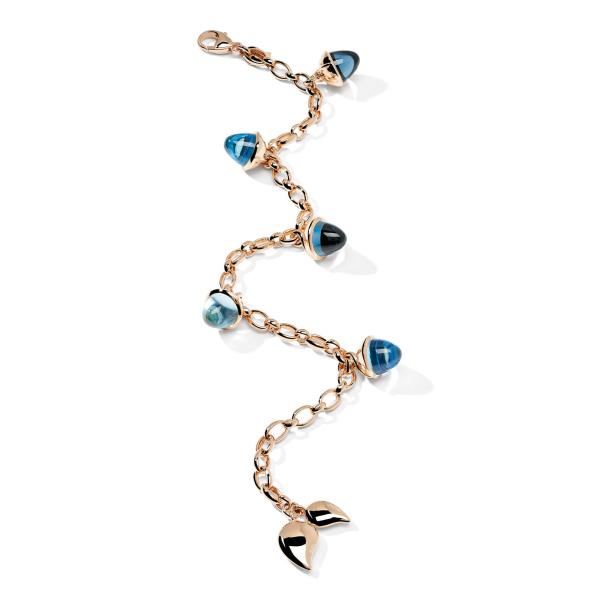 Tamara Comolli MIKADO Flamenco Charm Armband Sky (Ref: B-MFL-Ch-Sky-rg)