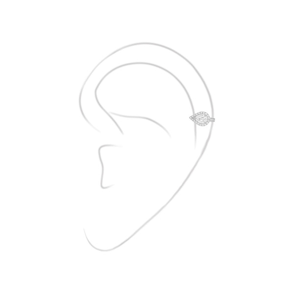 Messika Einzelner My Twin Ohrclip PS 1 (Ref: 07442-WG)