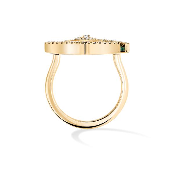 Messika Lucky Eye Malachit Ring (Ref: 12954-YG)