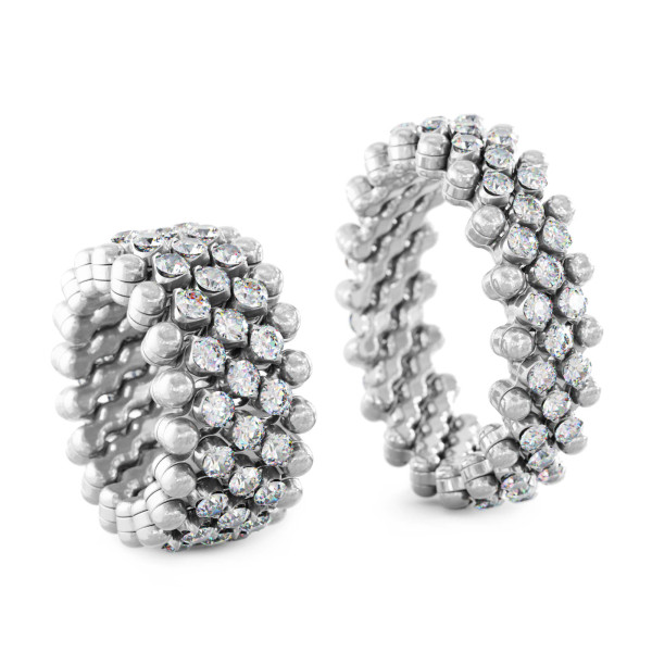 Serafino Consoli Brevetto Multi-Size Ring (Ref: RMS 5M4 WG WD)