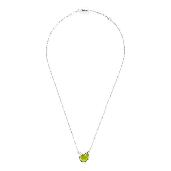 Tamara Comolli SIGNATURE Halskette 2 Drops  (Ref: N-Sig-2Dr-Per-p-wg)
