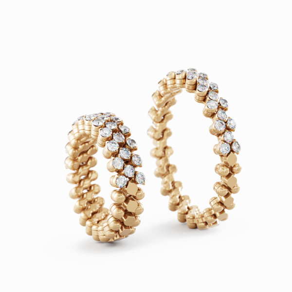 Serafino Consoli Brevetto Multi-Size Ring (Ref: RMS 3H2 RG WD)