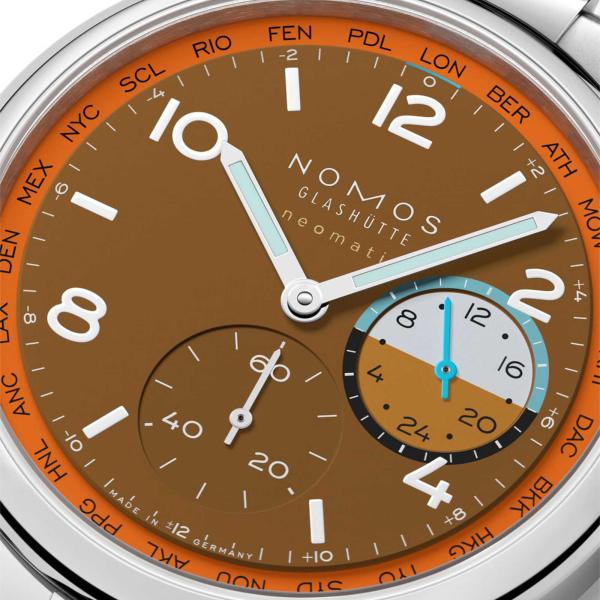 NOMOS Glashütte Club Sport Neomatik Weltzeit Canyon (Ref: 790.S3)