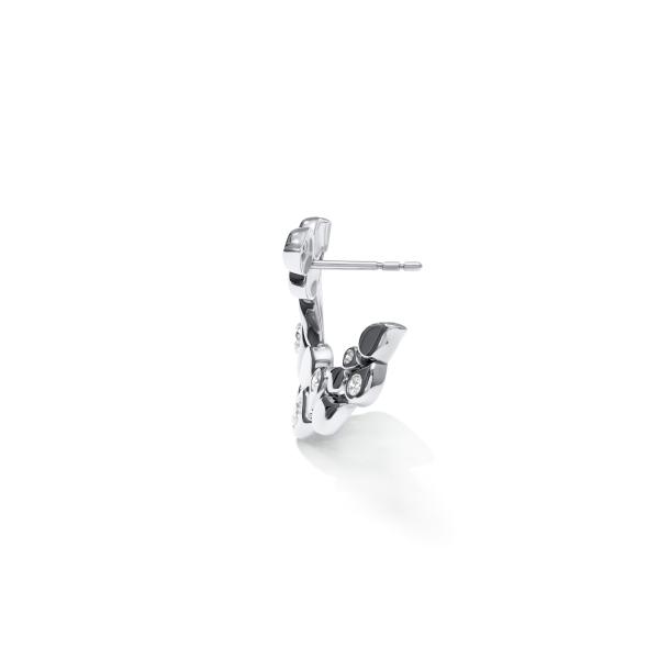 Tamara Comolli SNOWFLAKES Hoop Classic alternating Earrings (Ref: E-SF-Ho-Cl-alt-wg)