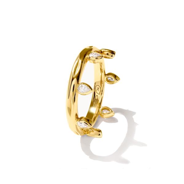 Tamara Comolli GYPSY Ring Crown Drop Cut Classic (Ref: R-Gyp-C-Dr-Cl-yg)