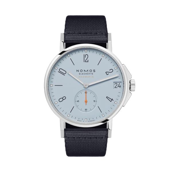 NOMOS Glashütte Ahoi neomatik 38 Datum sky (Ref: 516)