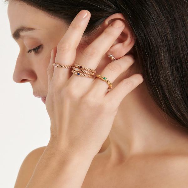 FOPE Souls Flex'it Ring mit Saphir (Ref: 09E08AX_B3_G_XBX_0XS)