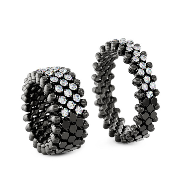 Serafino Consoli Brevetto Multi-Size Ring (Ref: RMS 5HM2 BG WD)