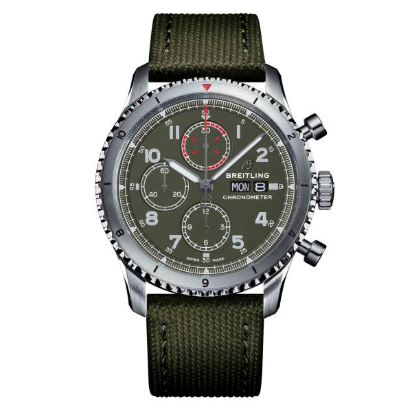 Breitling Aviator 8 Chronograph 43 Curtiss Warhawk (Ref: A133161A1L1X2)