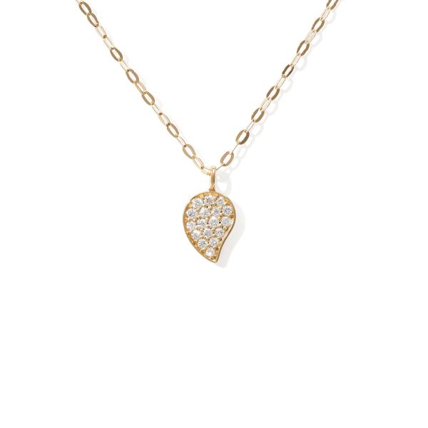 Tamara Comolli SPARKLE Kette mit DiamantPavé  (Ref: C-Spa-1-Dr-p-yg-45)