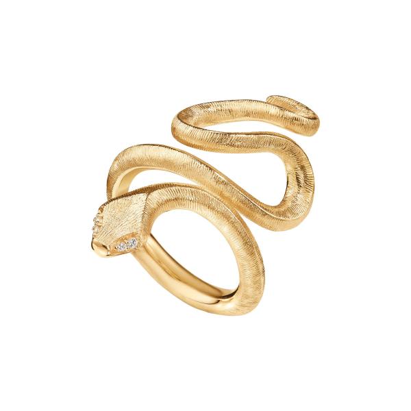 Ole Lynggaard Copenhagen Snakes Ring Medium (Ref: A2673-401)
