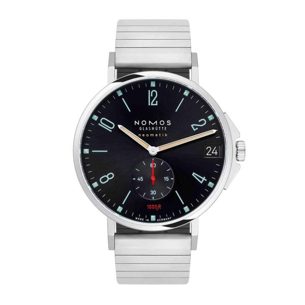 NOMOS Glashütte Tangente Sport neomatik 42 Datum blauschwarz (Ref: 581)