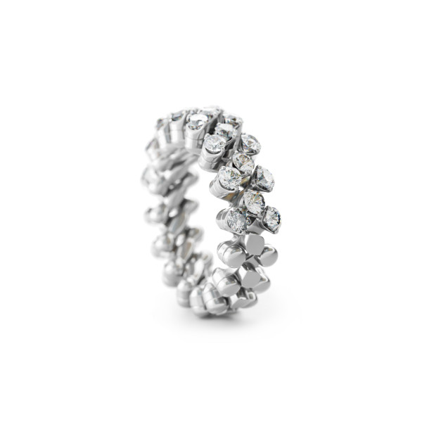 Serafino Consoli Brevetto Multi-Size Ring (Ref: RMS 3H7 WG WD)