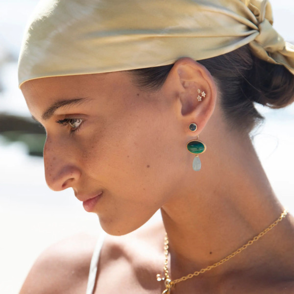 Ole Lynggaard Copenhagen Lotus Ohrring-Anhänger Groß (Ref: A3061-404)