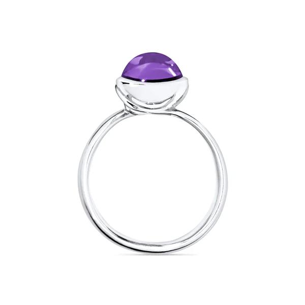 Tamara Comolli BOUTON Ring small Amethyst (Ref: R-BOU-s-Am-wg)