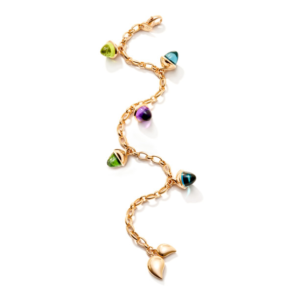 Tamara Comolli MIKADO Armband Flamenco Charm 'Aurora' (Ref: B-MFL-Ch-Aur-rg)