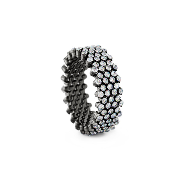 Serafino Consoli Brevetto Multi-Size Ring (Ref: RMS 7F2 BG WD)
