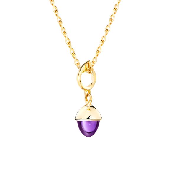 Tamara Comolli MIKADO Anhänger Flamenco Amethyst (Ref: P-MFL-Am-yg)