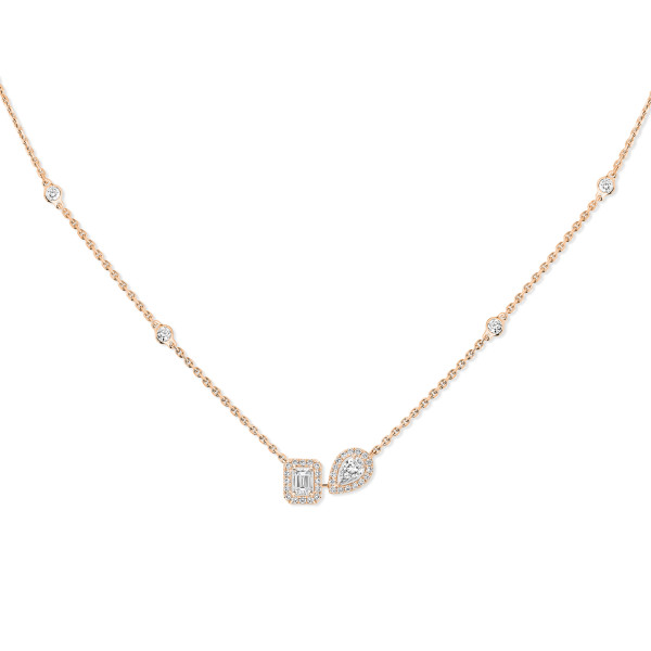 Messika My Twin Toi & Moi Halskette (Ref: 14534-PG)