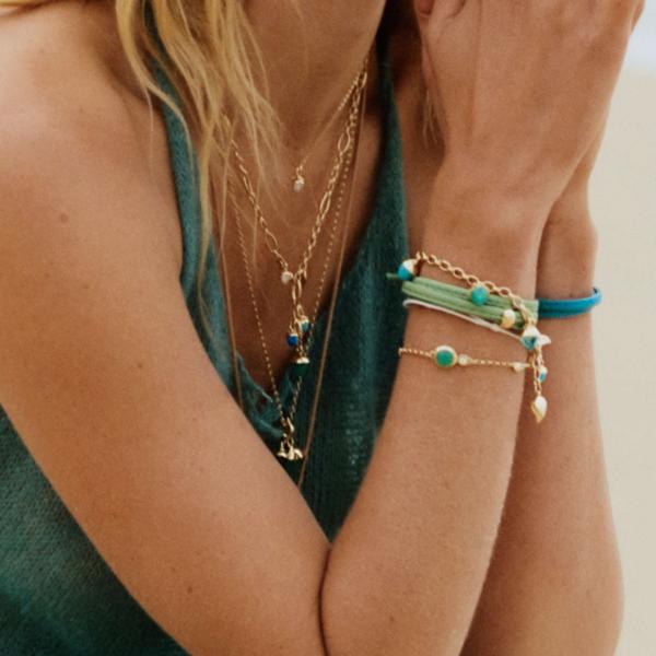 Tamara Comolli BOUTON Armband Mini Chain 'Lagoon' small/medium (Ref: B-BOU-c-Lag-sm-yg)