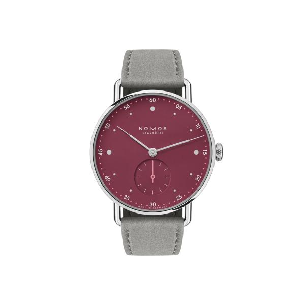 NOMOS Glashütte Metro 33 muted red (Ref: 1123)