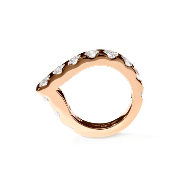 Tamara Comolli SIGNATURE Drop Memoire Classic Ring (Ref: R-Dr-Mem-11-Cl-rg)