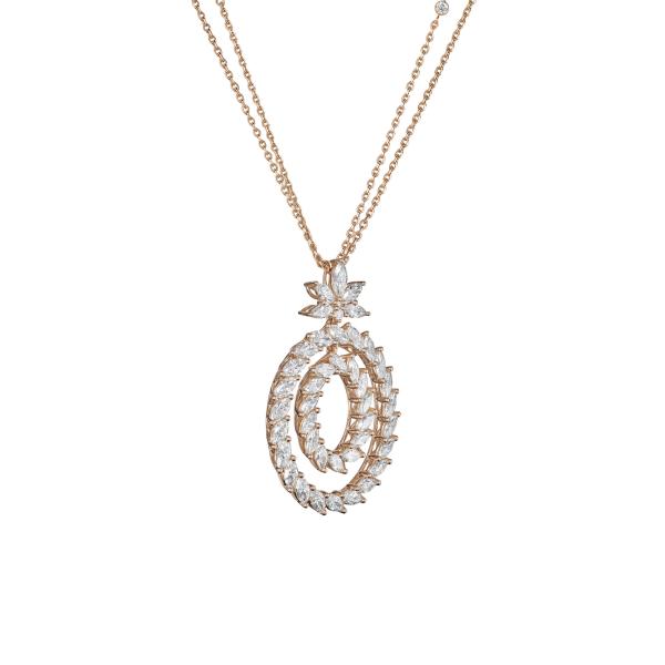 Chopard L'Heure du Diamant Marquise Anhänger mit Halskette (Ref: 79A162-5001)