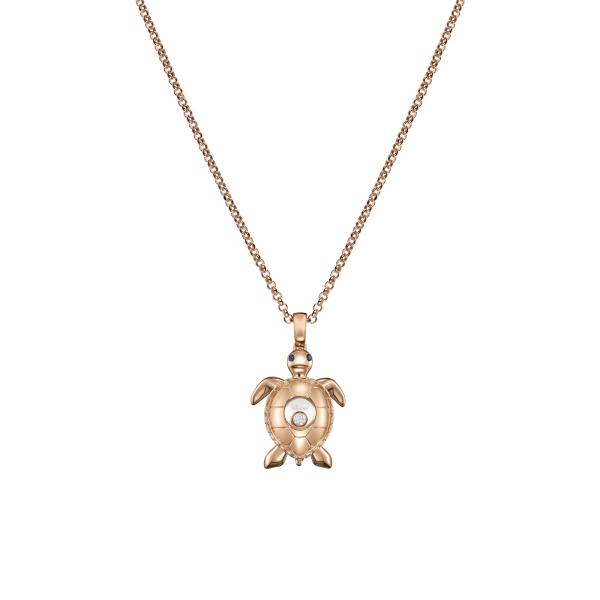 Chopard Happy Diamonds Schildkröte Anhänger mit Halskette (Ref: 79A187-5001)