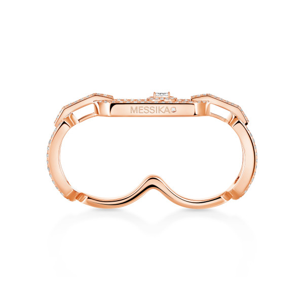 Messika So Move Zwei-Finger Diamantring (Ref: 13185-PG)