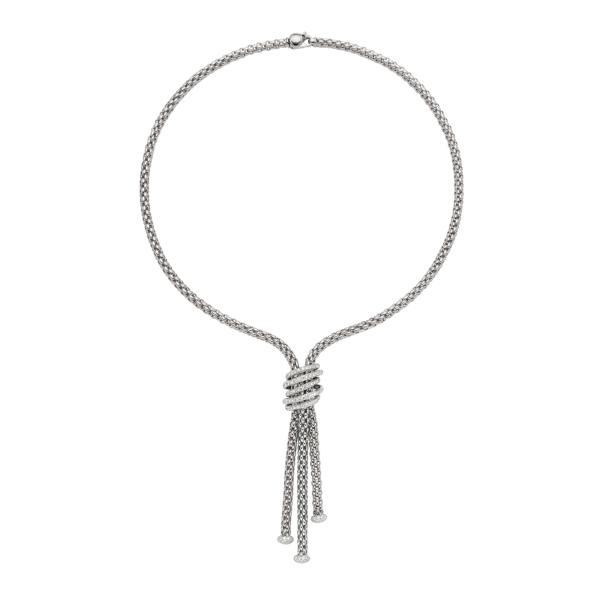 FOPE Solo Halskette mit Diamanten ausgefaßt (Ref: 65106CX_PB_B_BBB_043)