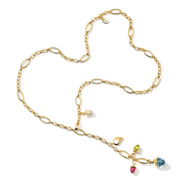 Tamara Comolli MIKADO Collier Delicate Candy mit Diamond (Ref: N-M-Del51-Can-p-yg)