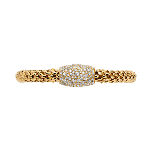 FOPE Love Nest Flex'it Armband mit Diamantpavé (Ref: 45314BX_PB_G_XGX_0XS)