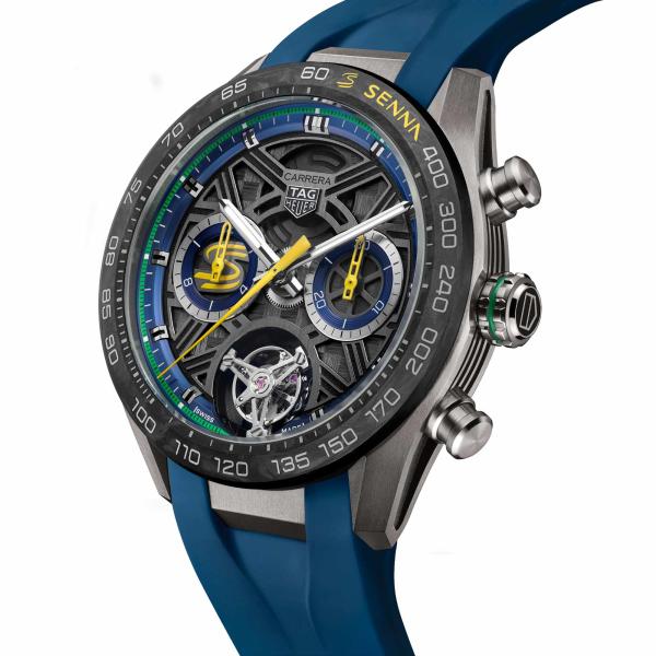 TAG Heuer TAG HEUER CARRERA EXTREME SPORT CHRONOGRAPH TOURBILLON X SENNA (Ref: CBU5081.FT6274)