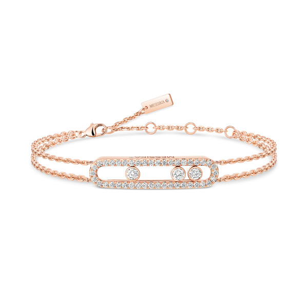 Messika Move Classique Pavé Armband (Ref: 03995-PG)