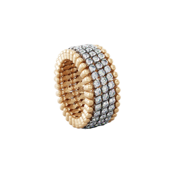 Serafino Consoli Serafino Multi-Size Ring und Armreif (Ref: S.RB 5M2 RWG WD)