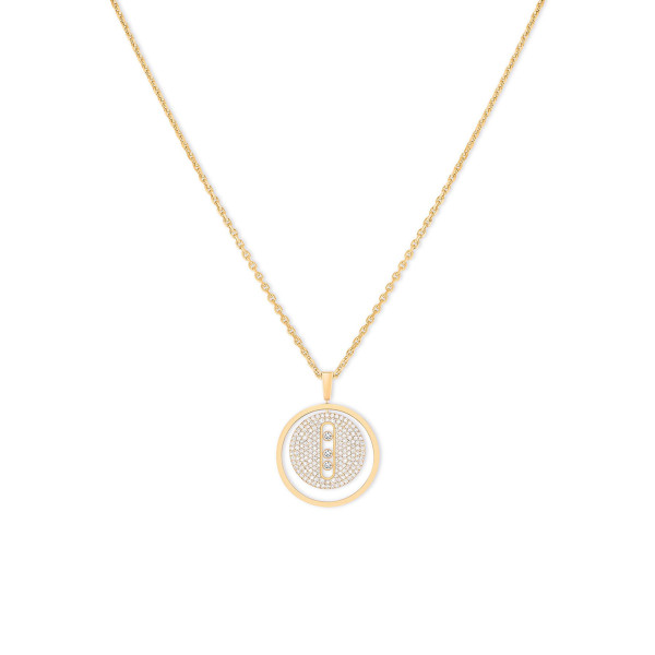 Messika Lucky Move MM Pavé Collier (Ref: 07395-YG)