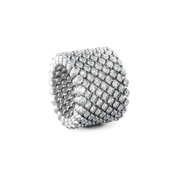 Serafino Consoli Brevetto Multi-Size Ring (Ref: RMS 9F2 WG WD)