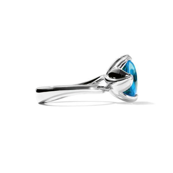 Tamara Comolli TULIP Ring Small mit Swiss Topas (Ref: R-TUL-s-ToSw-wg)