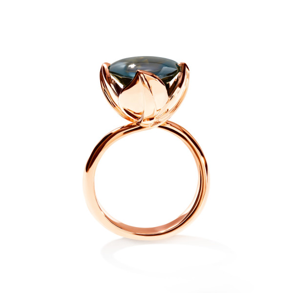 Tamara Comolli TULIP Ring Large mit London Topas (Ref: R-TUL-l-ToLo-rg)