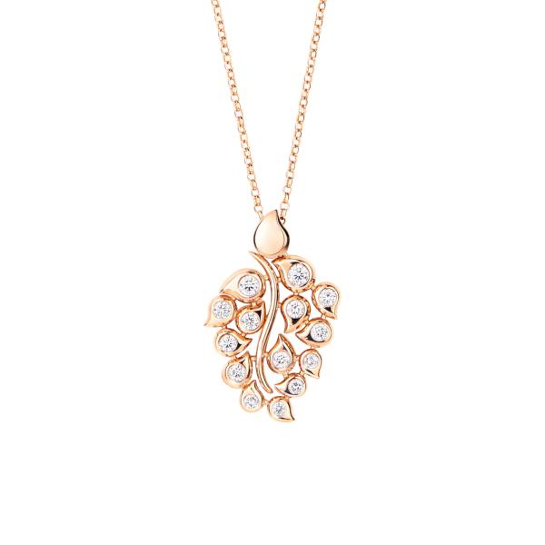 Tamara Comolli SNOWFLAKES Anhänger Leaf Classic  (Ref: P-SF-L-Cl-rg)