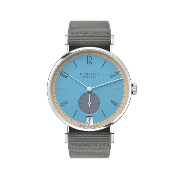 NOMOS Glashütte Tangente 38 Datum Delfin  (Ref: 179.S22)