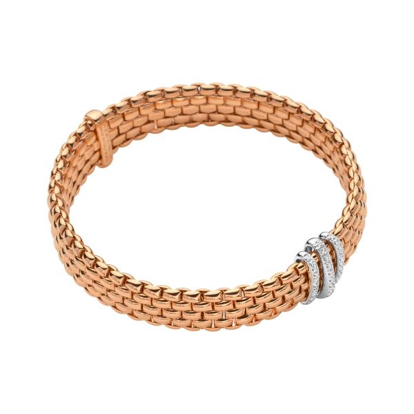 FOPE Panorama Flex'it Armband mit Pavébesatz (Ref: 58704BX_PB_R_BBB_0XS)